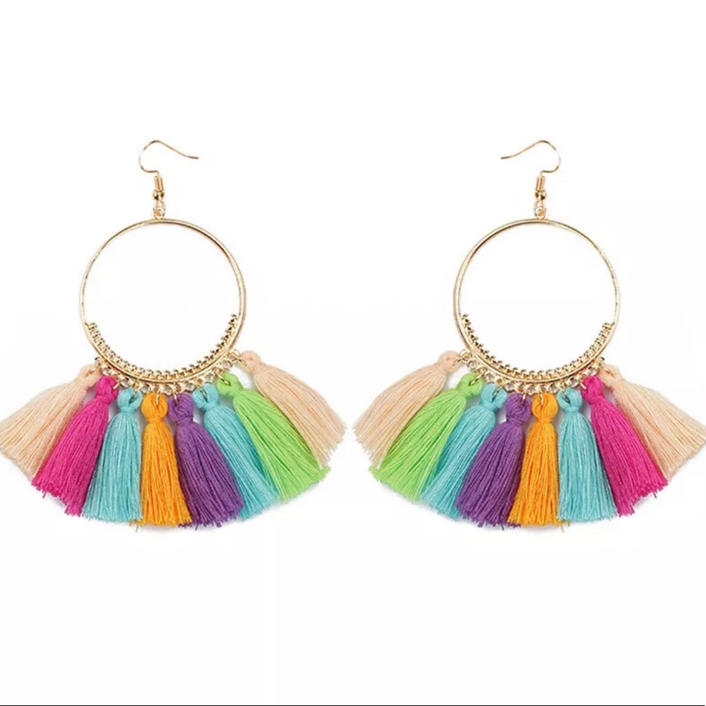 Bamba BOHO Tassel Fringe Earrings